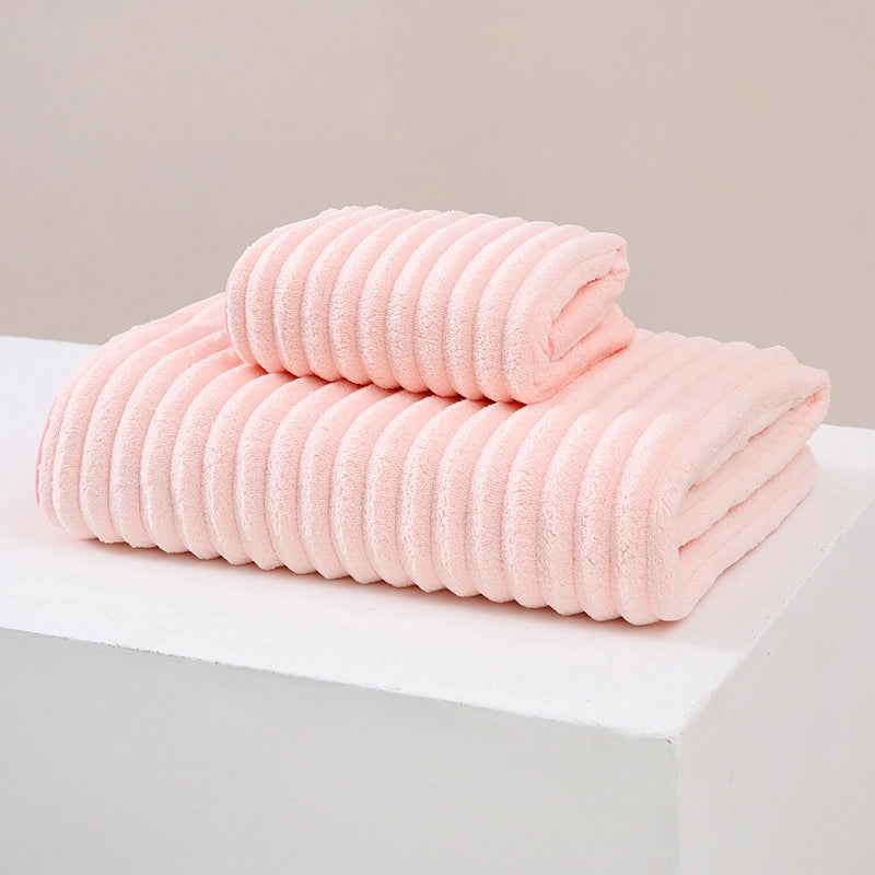 Pineapple Big Bath Towel Thickened Water Absorbent Quick-drying Beach Towel Coral Fleece Bath Towel Cotton Household Adult Bath Towel