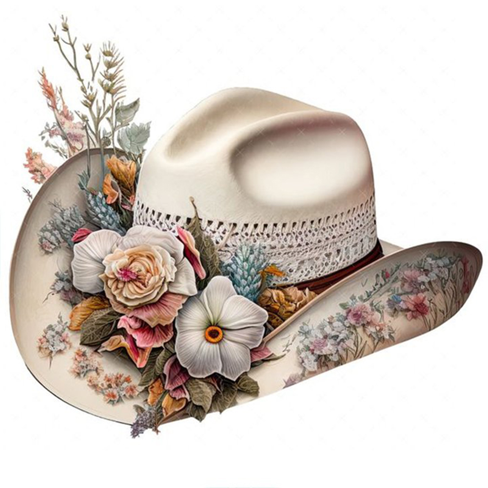 Hat-Paint by Numbers-16"x16"/40x40cm