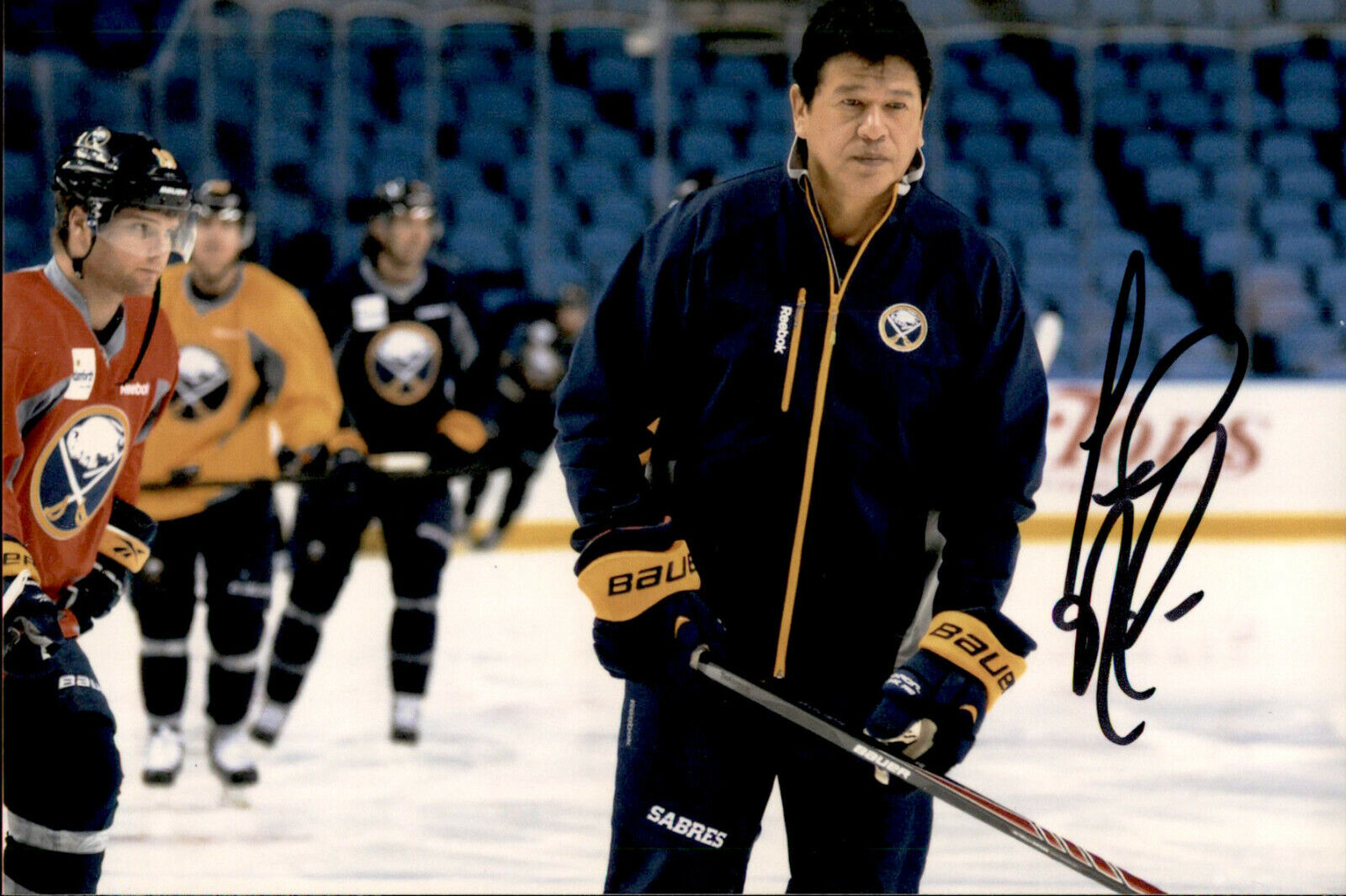 Ted Nolan SIGNED autographed 4x6 Photo Poster painting BUFFALO SABRES COACH