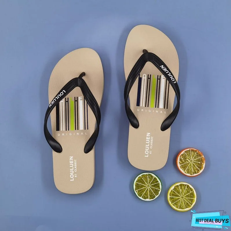 Men's Summer Outdoor Flip-flops Couple Beach Flip Flops