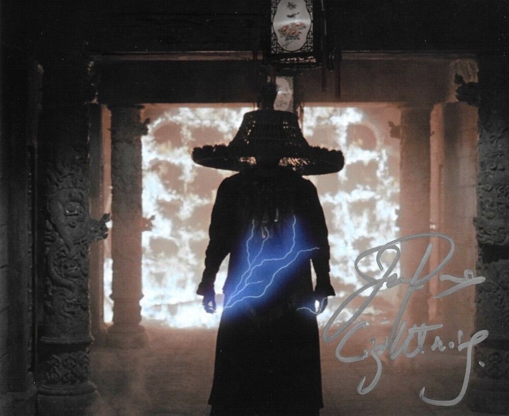 * JAMES PAX * signed 8x10 Photo Poster painting * BIG TROUBLE IN LITTLE CHINA * LIGHTNING * 6