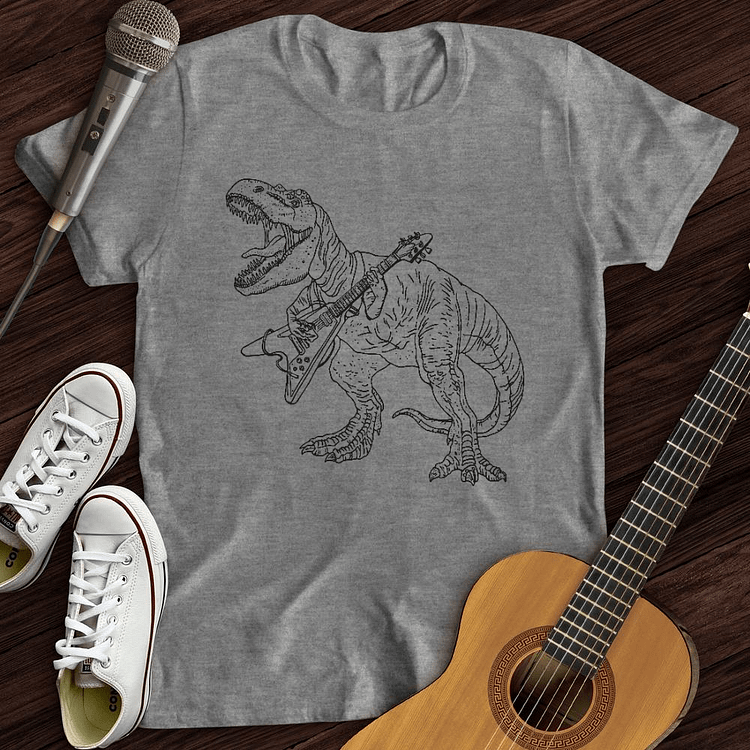 Dinos Play Guitar T-Shirt
