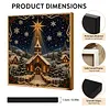 S&eacute;rie de No&euml;l : kits artistiques de peinture en perles &agrave; cadre en bois DIY 20x20cm
