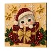 Christmas Animal DIY Pearl Painting Kit with Frame 20x20cm