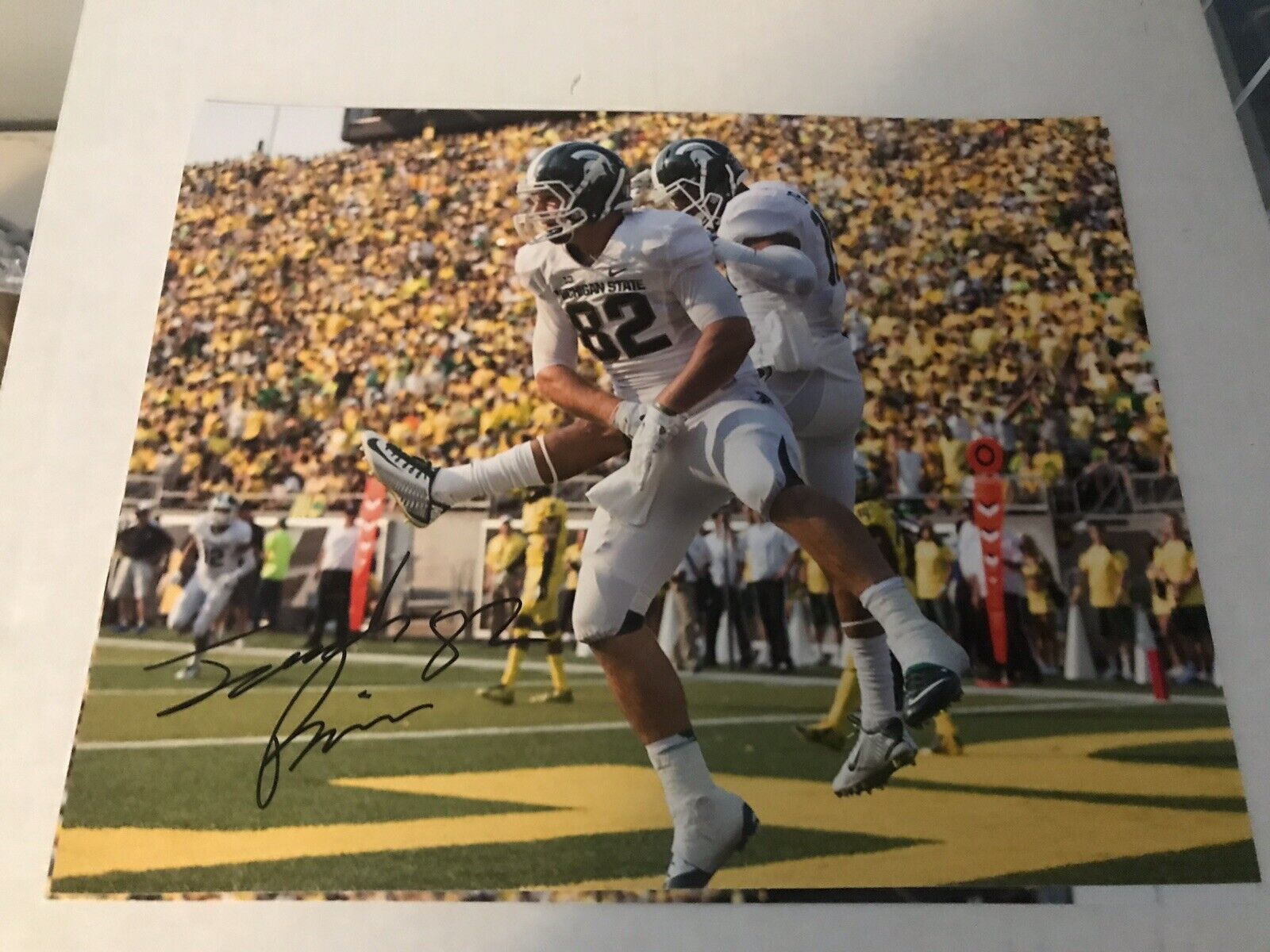 Josiah Price Michigan State Spartans football autographed signed 8x10 MSU!