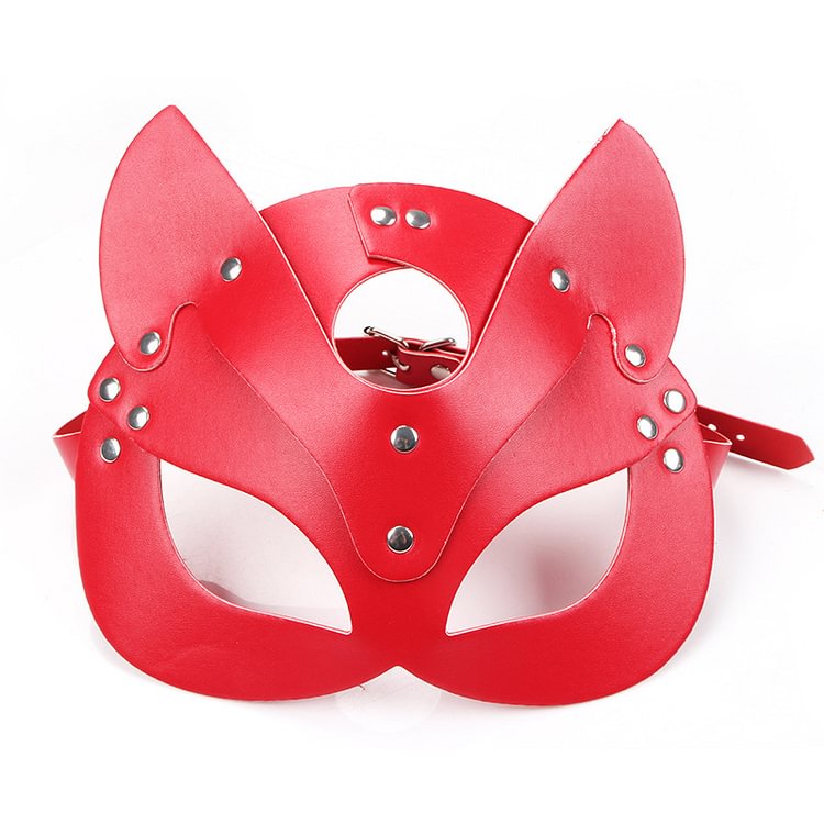 Fox Leather Eye Mask Role-Playing Mask Adult Erotic Goods