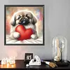 Diamond Painting -DIY Round Drill Love Puppy(40x40cm)