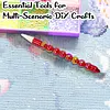 Resin Diamond Painting Point Drill Pen Dual-Ended Diamonds (Red)