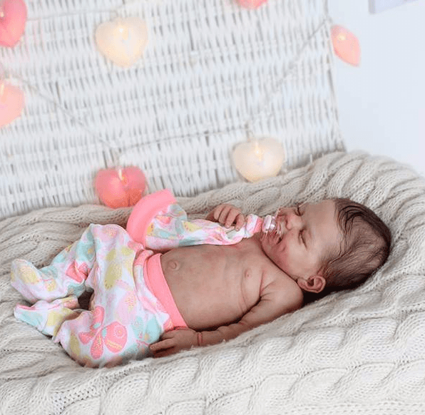 12'' Realistic Weighted Reborn Silicone Baby Girl Doll Smiling April Teresa for Kids Age 3+ [Washable & Poseable] -Creativegiftss® - [product_tag] RSAJ-Creativegiftss®
