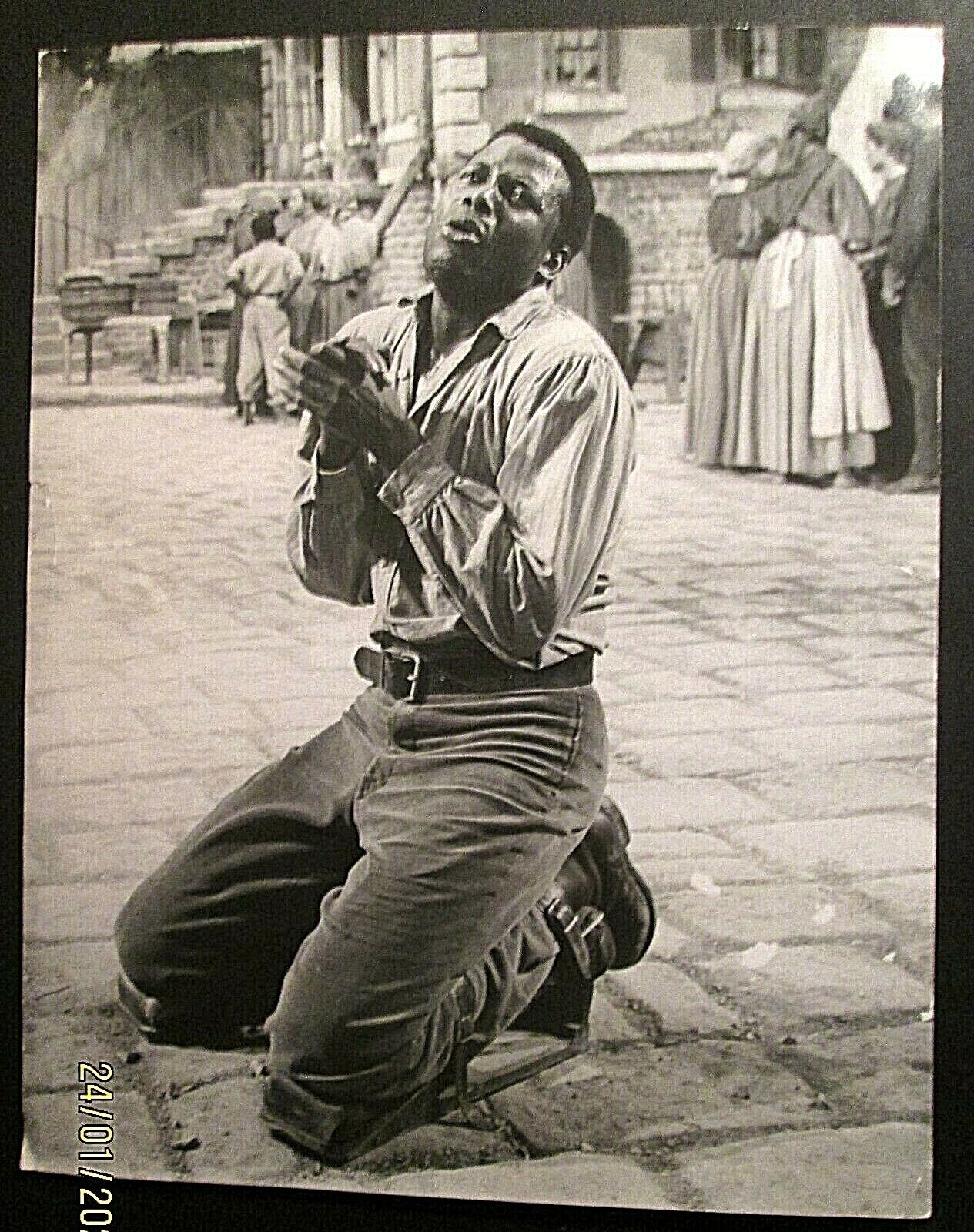 SIDNEY POITIER: (PORGY AND BESS) ORIGINL VINTAGE 1959 LARGE SIZE Photo Poster painting (CLASSIC)