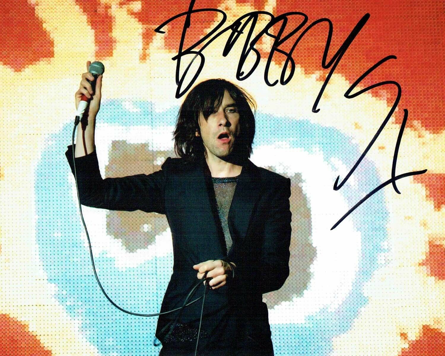 Bobby GILLESPIE Primal Scream SIGNED Autograph 10x8 Photo Poster painting A AFTAL COA