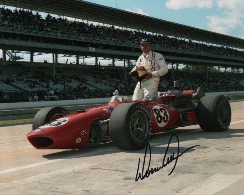 Donnie allison signed autographed indy Photo Poster painting