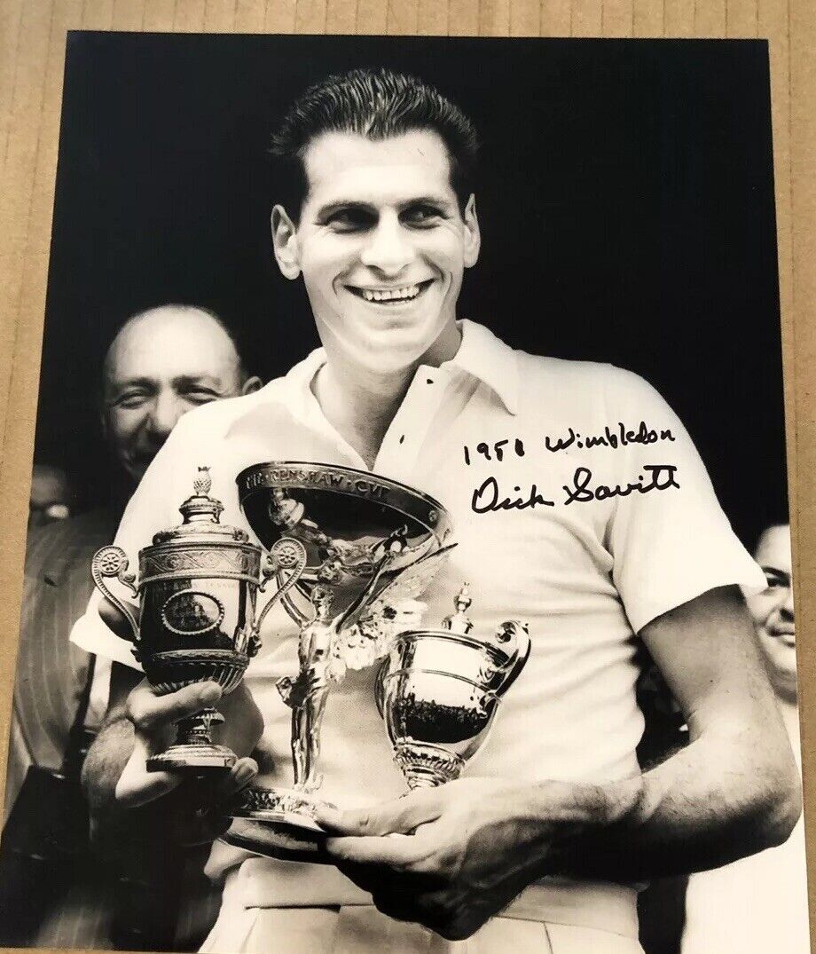 Dick Savitt #1 8x10 Signed Photo Poster painting w/ COA Tennis-Men 031719