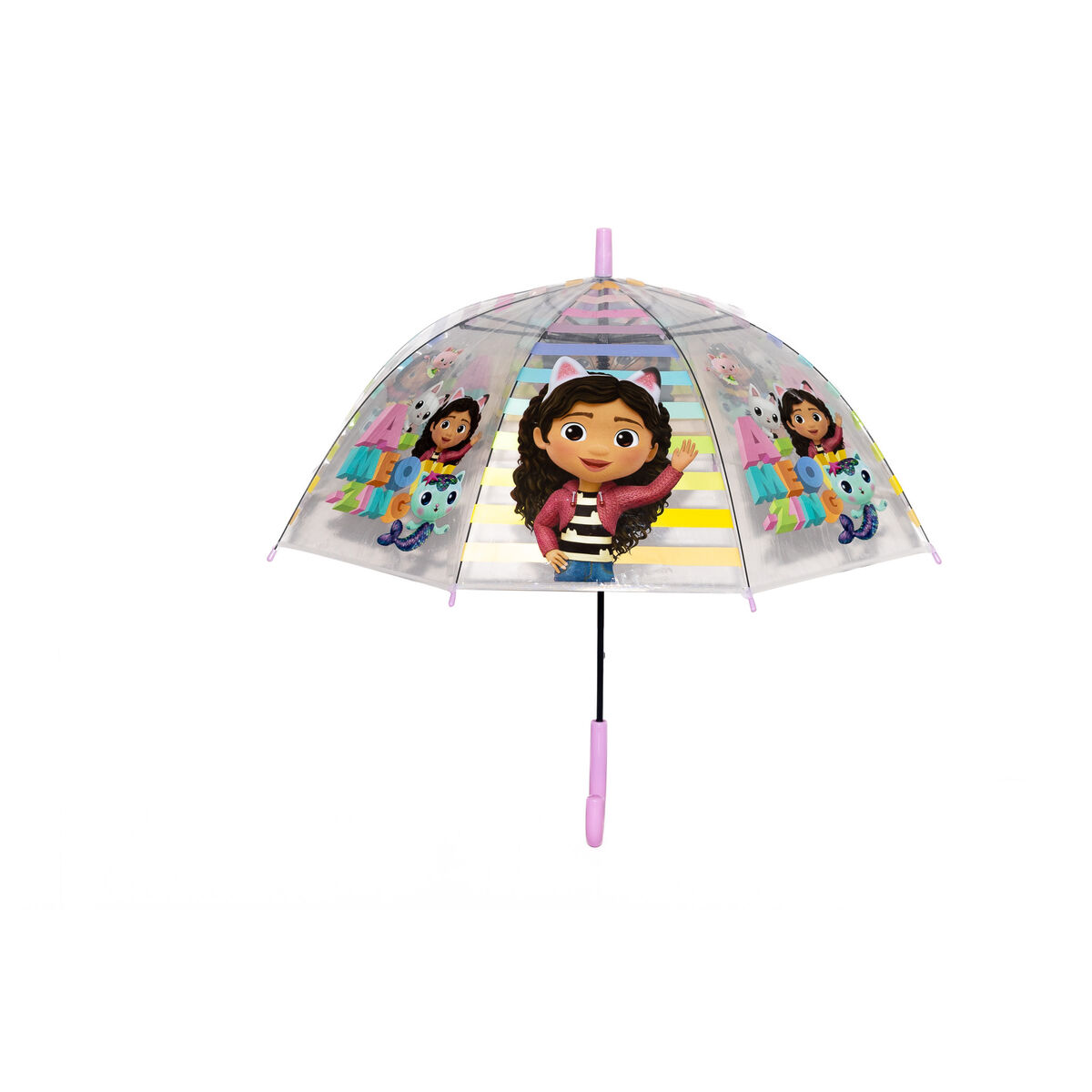 Umbrella Gabby's Dollhouse Party Pink &Oslash; 76 cm