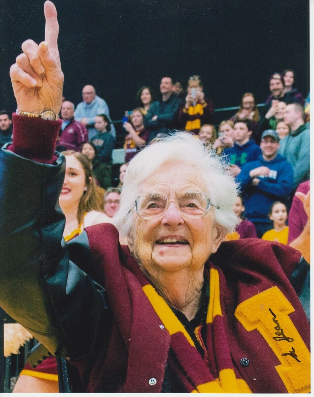 Sister Jean Loyola Ramblers 8x10 Signed Photo Poster painting w/ COA College Basketball #1