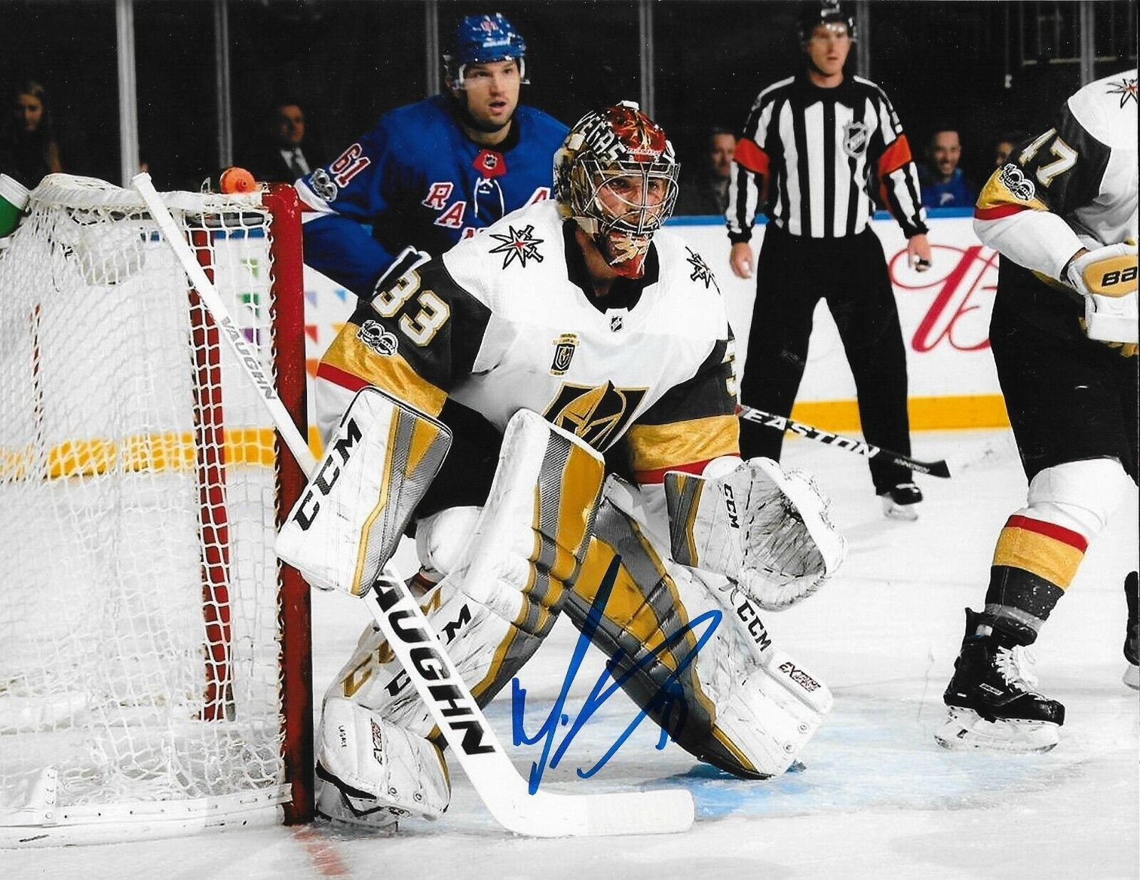 Maxime Lagace signed Las Vegas Golden Knights 8x10 Photo Poster painting autographed Max