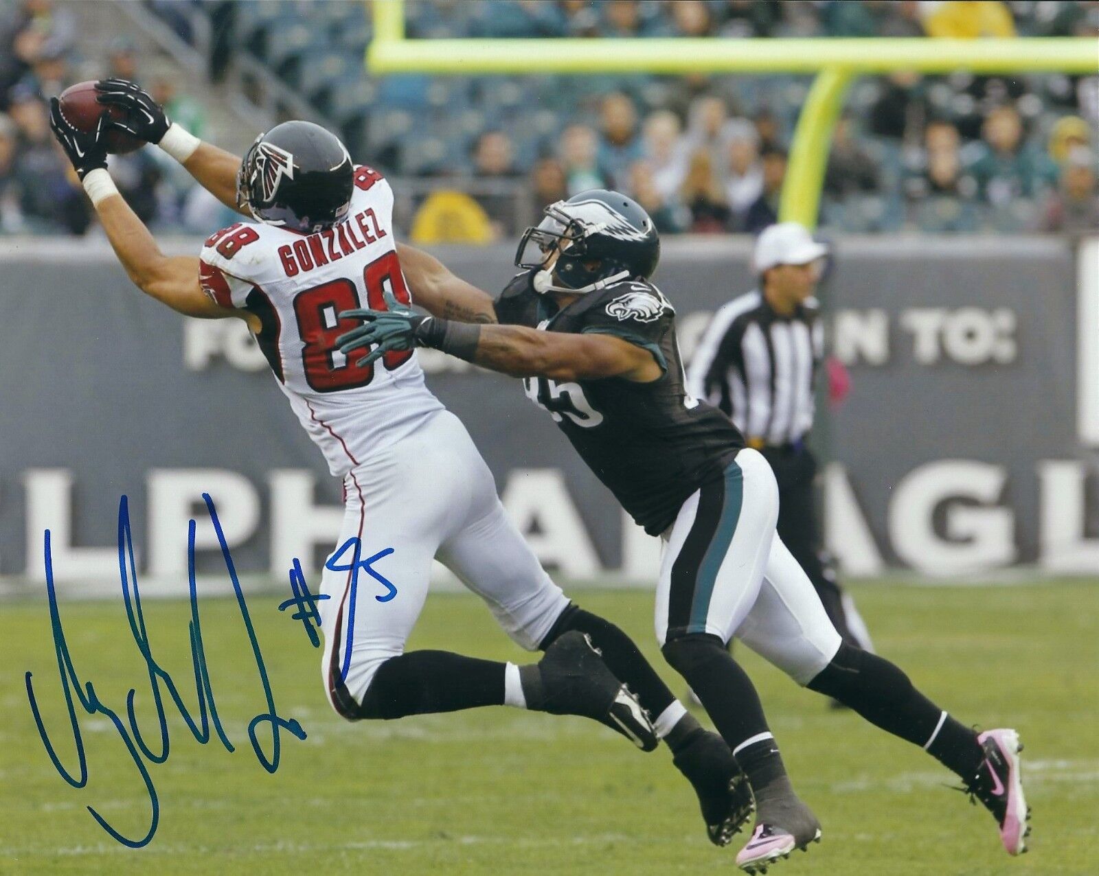 Autographed MYCHAL KENDRICKS Philadelphia Eagles 8x10 Photo Poster painting w/COA