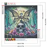 Diamond Painting-5D Full Round Drill Halloween Skeleton(40*40 CM)
