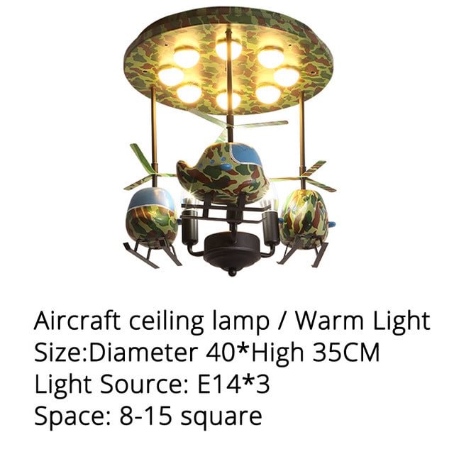 Chandeliers  For Bedroom Room Bear Lamp 3/5/6 Heads Decorative Lampshade  Baby Room Child With Remote Control Lamp