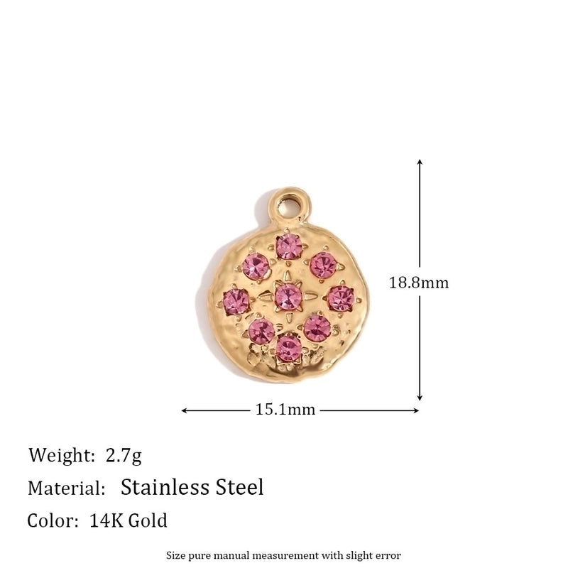 1 Piece 304 Stainless Steel 14K Gold Plated Geometric Jewelry Accessories Pendant