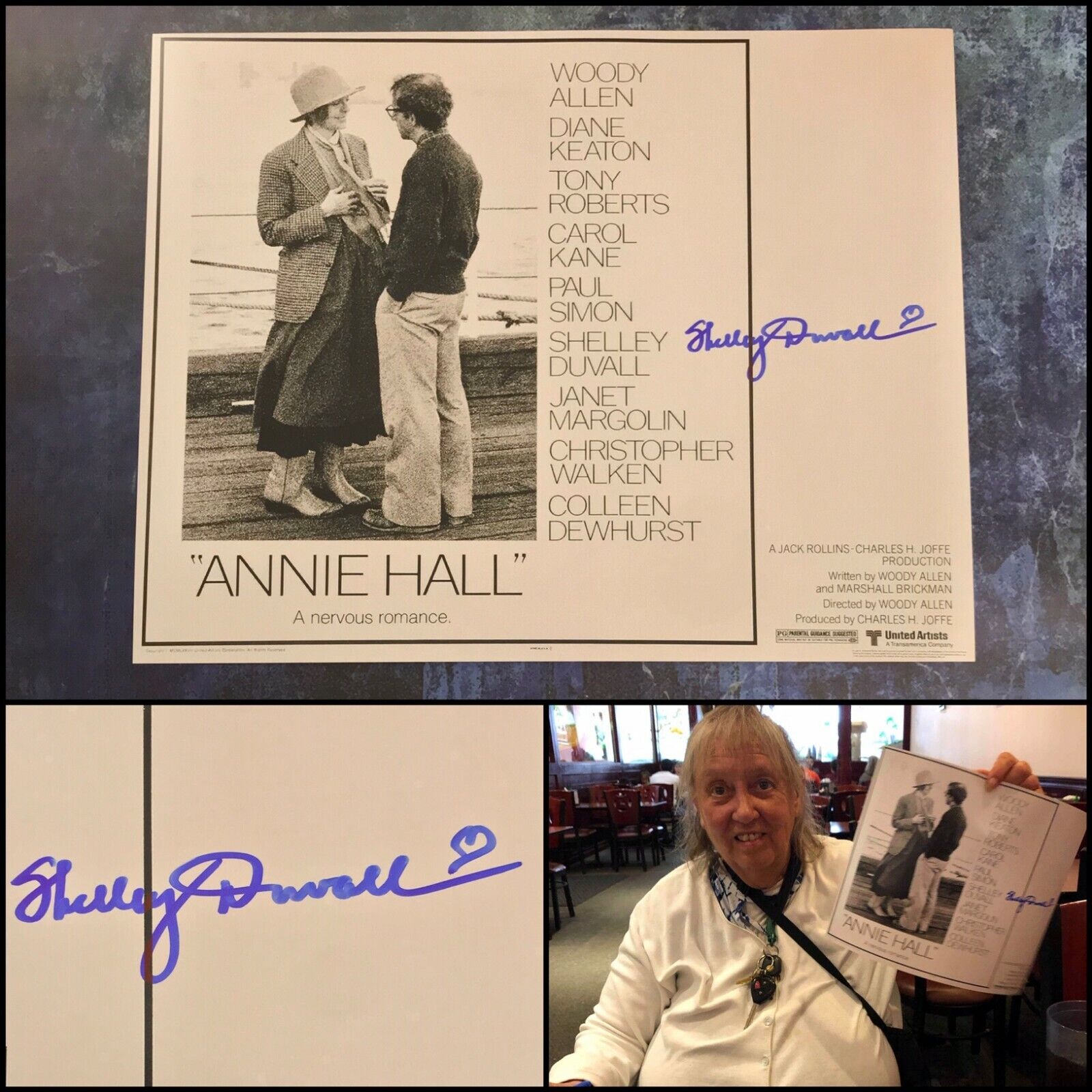 GFA Annie Hall Movie * SHELLEY DUVALL * Signed 11x14 Photo Poster painting EXACT PROOF S4 COA