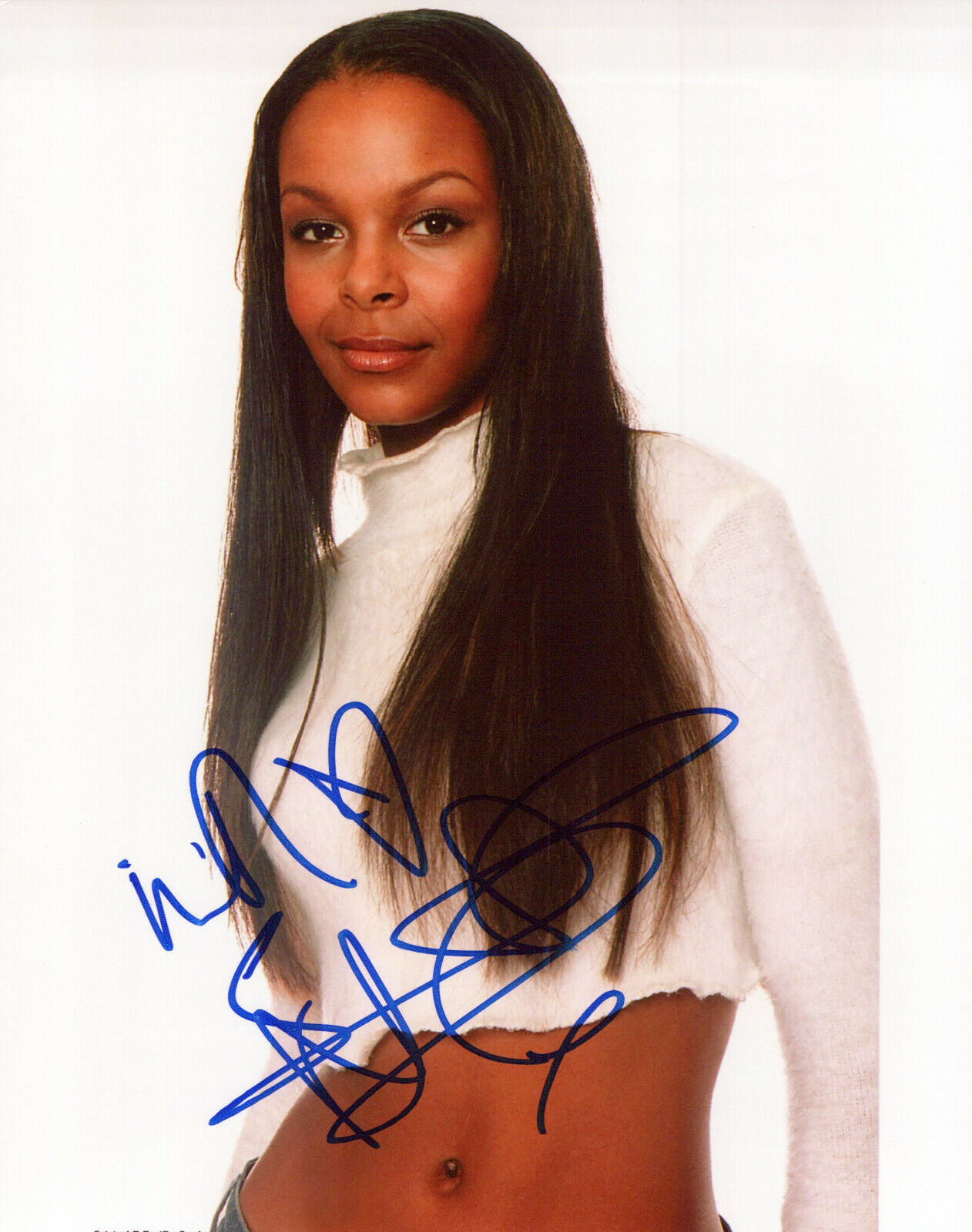 Samantha Mumba glamour shot autographed Photo Poster painting signed 8X10 #3