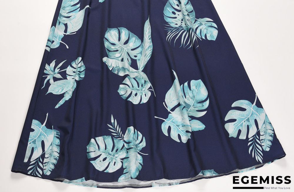 Cross Back Floral Maxi Dress | EGEMISS