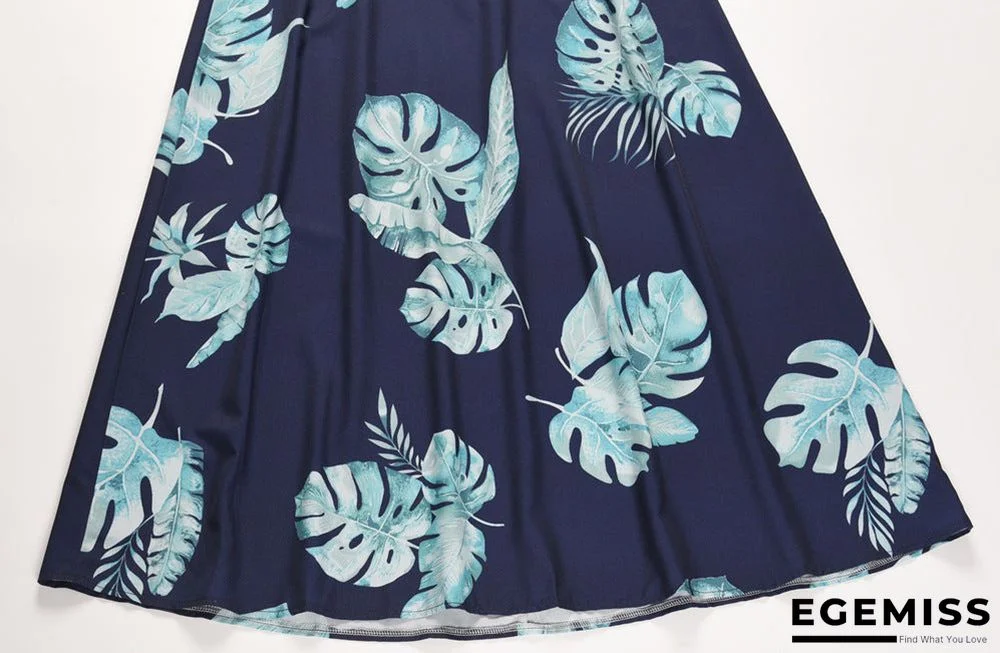 Cross Back Floral Maxi Dress | EGEMISS