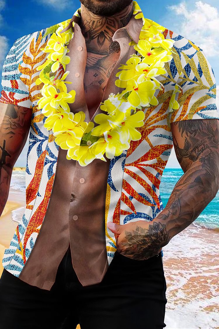 Trendy Vacation Fun White Print Muscle Shirt