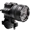LED Motorcycle Driving Lights Round 2.5Inch LED Pod 90W 6000K 9000lm Off Road Light Spot Flash Combo Auxiliary Light Bar Work Light for ATV SUV Truck Boat Tractor