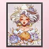 【Limited Stock Sale】Full Embroidery Eco-cotton Thread 11CT Libra Girl Cross Stitch Kit 40x50cm tapestrymarket