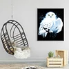 Diamond Painting -DIY Round Drill White Owl