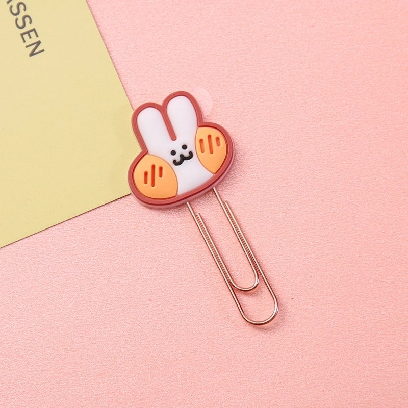 Accessories Cartoon Animal Fruit Paper Clip Shape Bookmark