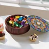 5D DIY Diamond Painting Handmade Wood Storage Box Crystal Storage Case (Mandala)