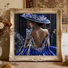 Beaut&eacute; haut-de-forme beaut&eacute; kit de peinture partielle bricolage en forme sp&eacute;ciale pour adultes d&eacute;butants d&eacute;coration int&eacute;rieure peintures diamants et pierres 30x30cm