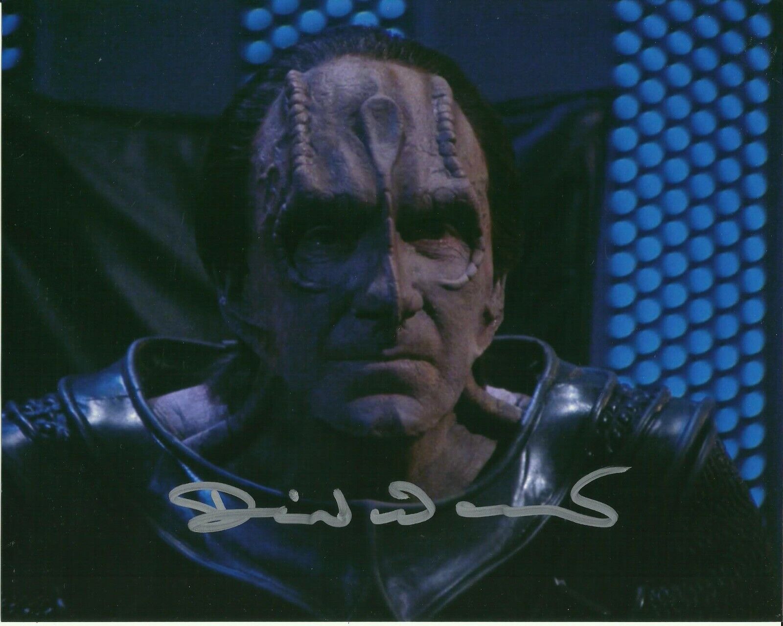 DAVID WARNER SIGNED STAR TREK Photo Poster painting UACC REG 242