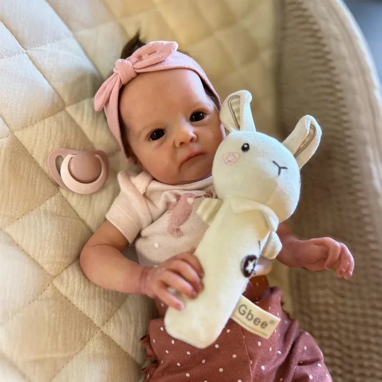 15'' Look Real Handmade Cloth Body Reborn Baby Doll Girl Named Cawina,Best Gift for Children：Realistic Reborn Baby Dolls By Rsgdolls®