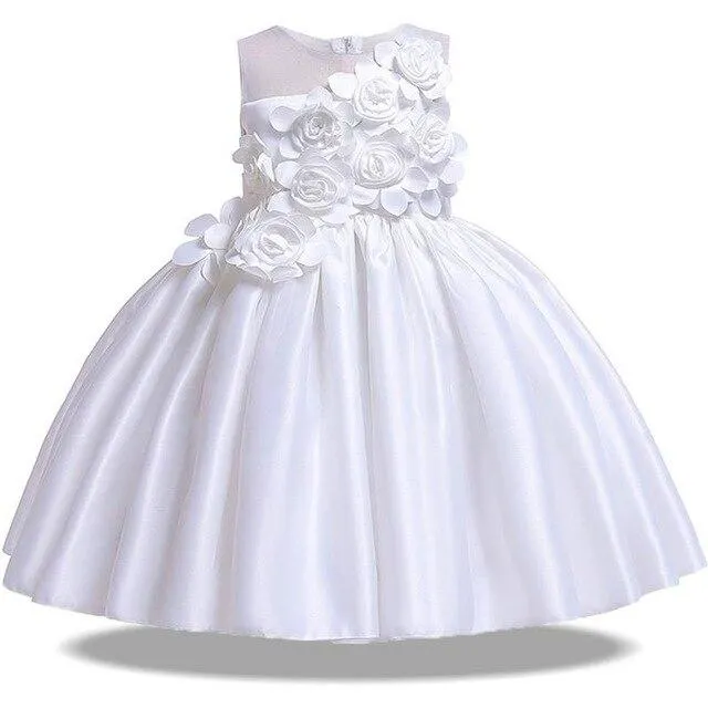2021 Summer Baby Girl Party Dress Kids Dresses For Girls Children Elegant Birthday Princess Dress Wedding Dress 10 Year Vestidos