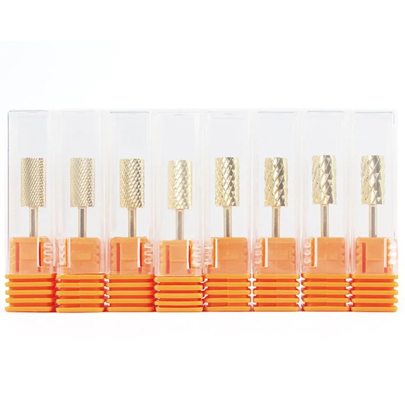 1Pc Tungsten steel Milling Nail Drill Bit Multi-size Gold Silver Milling Cutters For Electric Manicure Machine Nail Art Tool-Nail Inspo