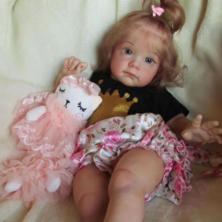 [Dolls with "Heartbeat" and Sound]15'' Maleah Realistic Reborn Baby Girl