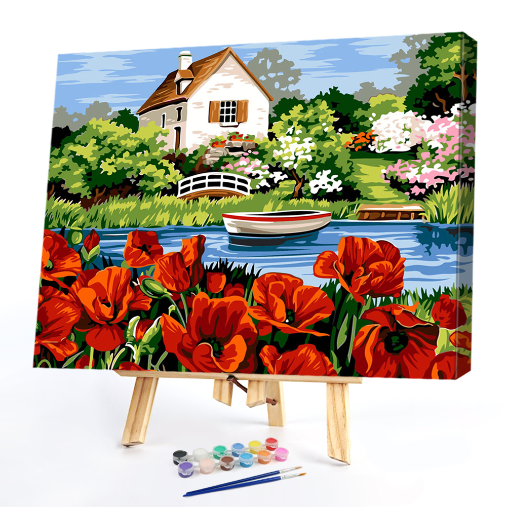 

40x50cm - Paint By Numbers Free Cottage, 501 Original