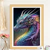 (US Local)Dragon-11CT Stamped Cross Stitch Kit(45x65cm)