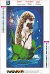 Hedgehog  | Full Round Diamond Painting Kits