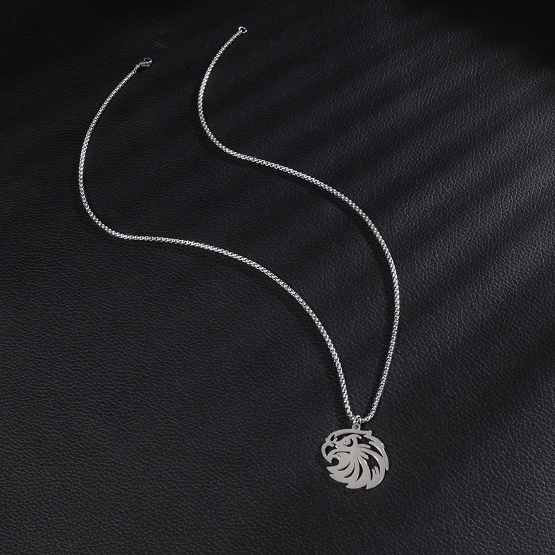 Basic Minimalist Classic Style Eagle Eagle 201 Stainless Steel Unisex Pendant Necklace