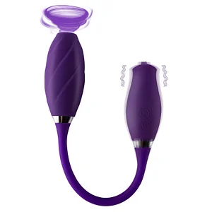 New Women's Sucking and Vibrating Egg - Hopping Rose Clitoris Masturbation Vibrator