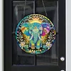 Diamond Painting Acrylic Elephant Hanging Pendant