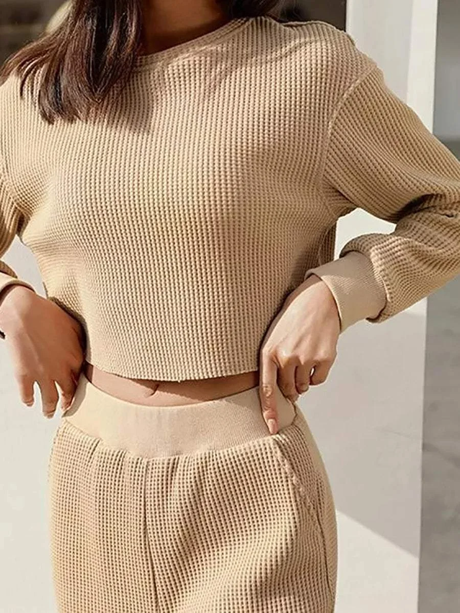 Women Fashion Casual Sweater Set