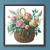 Diamond Painting-DIY Crystal Rhinestone Basket Bouquet