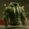 3D Print Christmas Ugly Sweater Men's Muscle Art Flannel Warm Hoodie by Inlyline