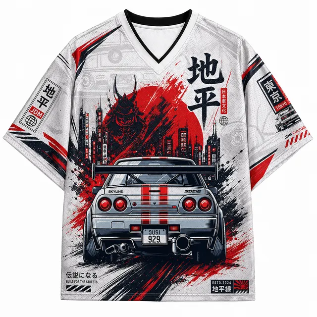 Techwear JDM Moto 16 Short Sleeve Jersey